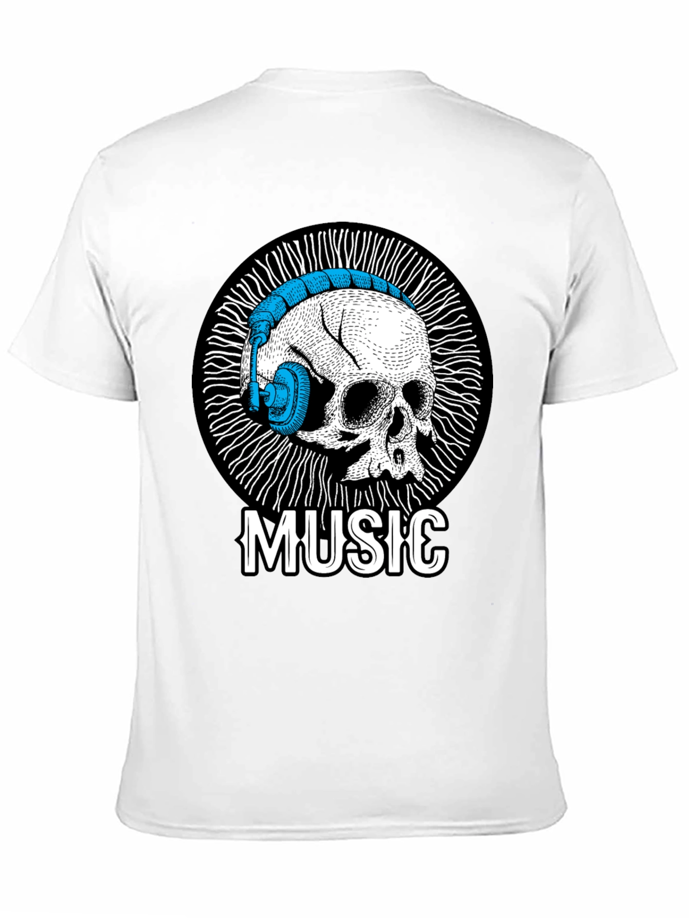 Skull Music T-Shirt - Unique Graphic Tee