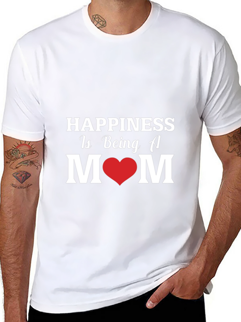 Happiness Is Being A Mom - Graphic T-Shirt