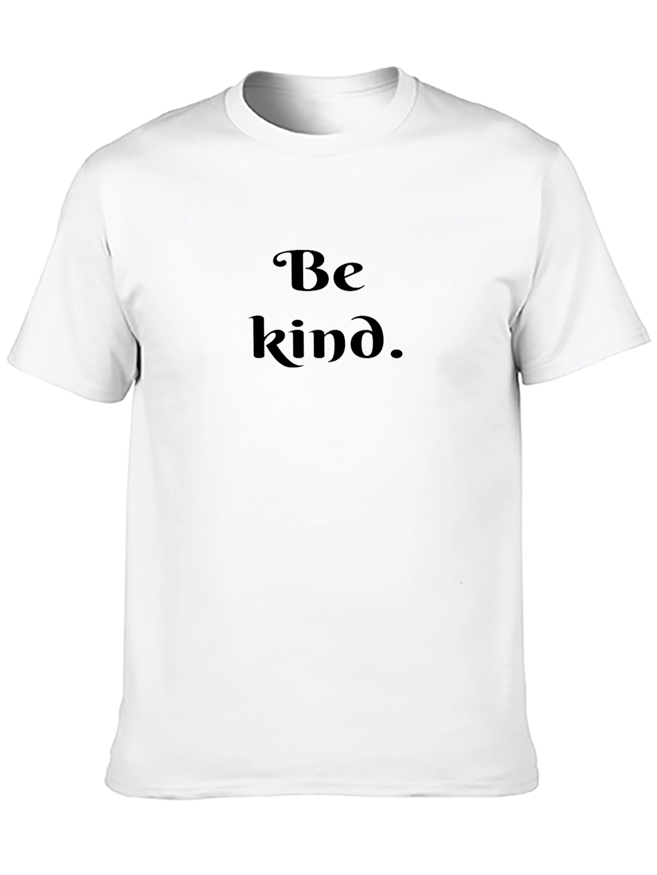 Be Kind Black T-Shirt: Inspirational Message