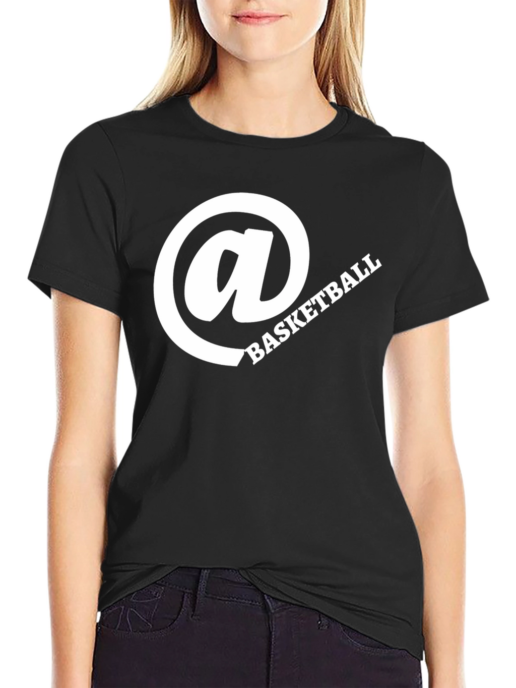 Basketball Graphic Tee - Stylish Black Cotton Shirt