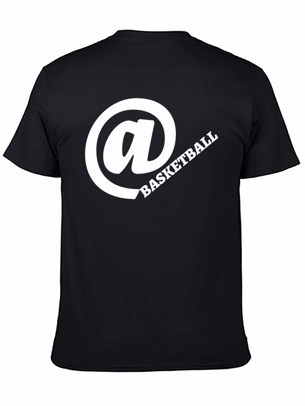 Basketball Graphic Tee - Stylish Black Cotton Shirt