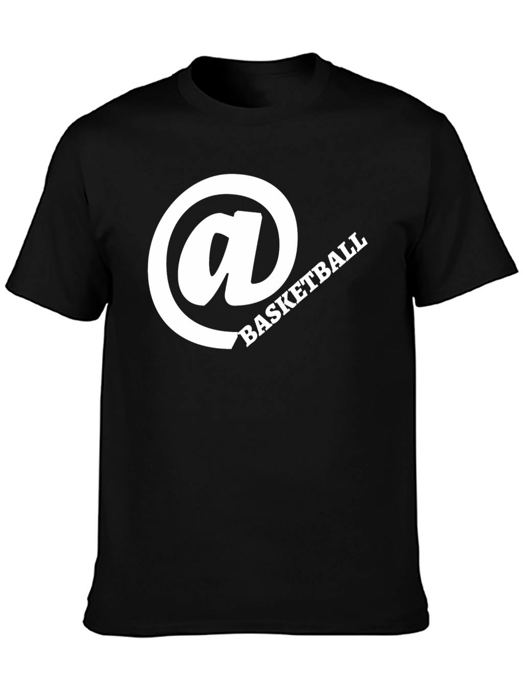 Basketball Graphic Tee - Stylish Black Cotton Shirt