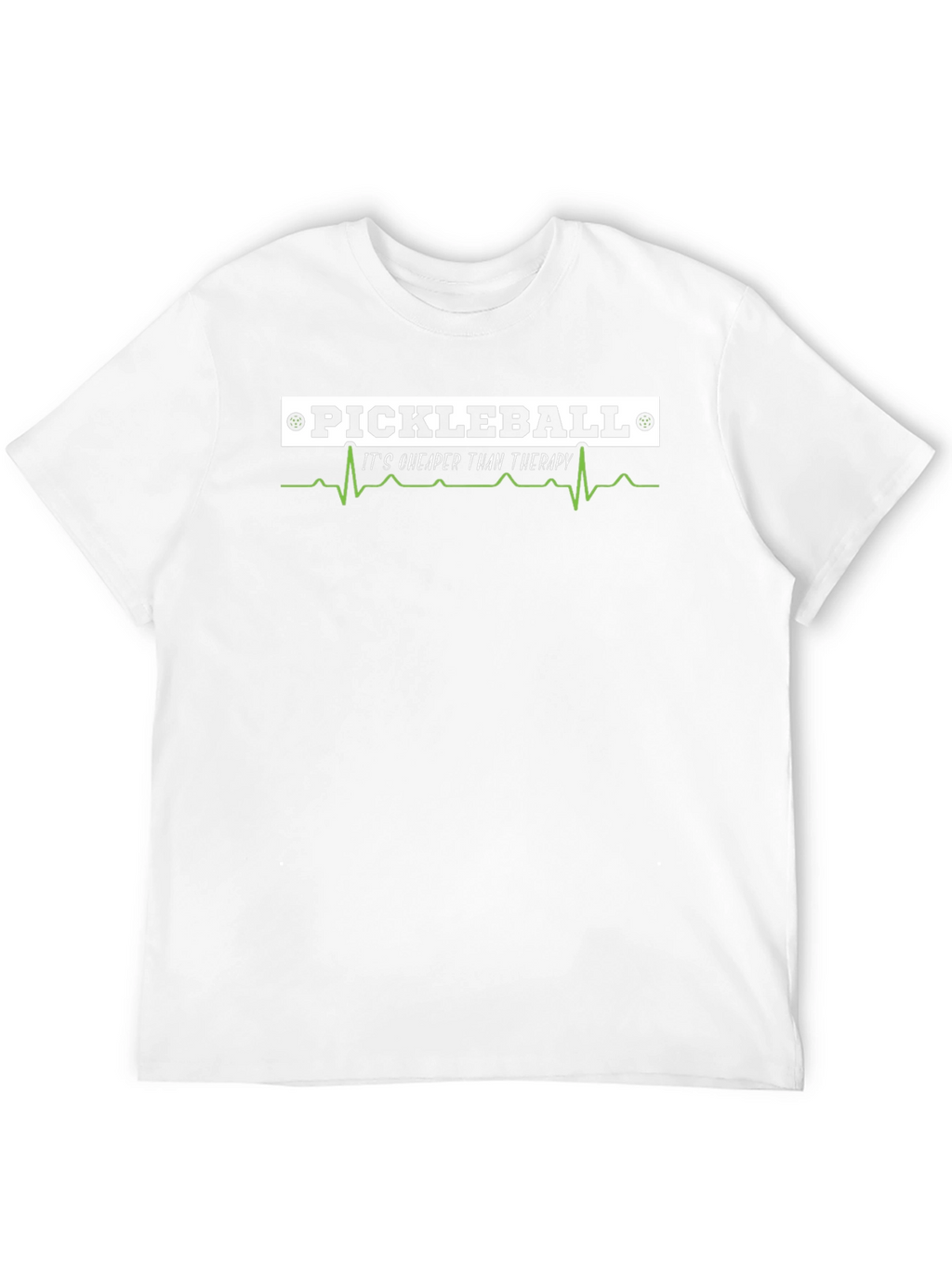 Pickleball Therapy Black T-Shirt