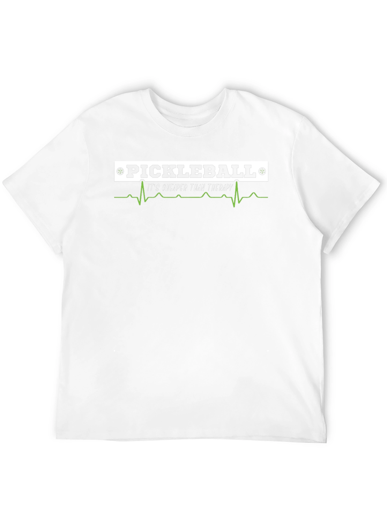 Pickleball Therapy Black T-Shirt