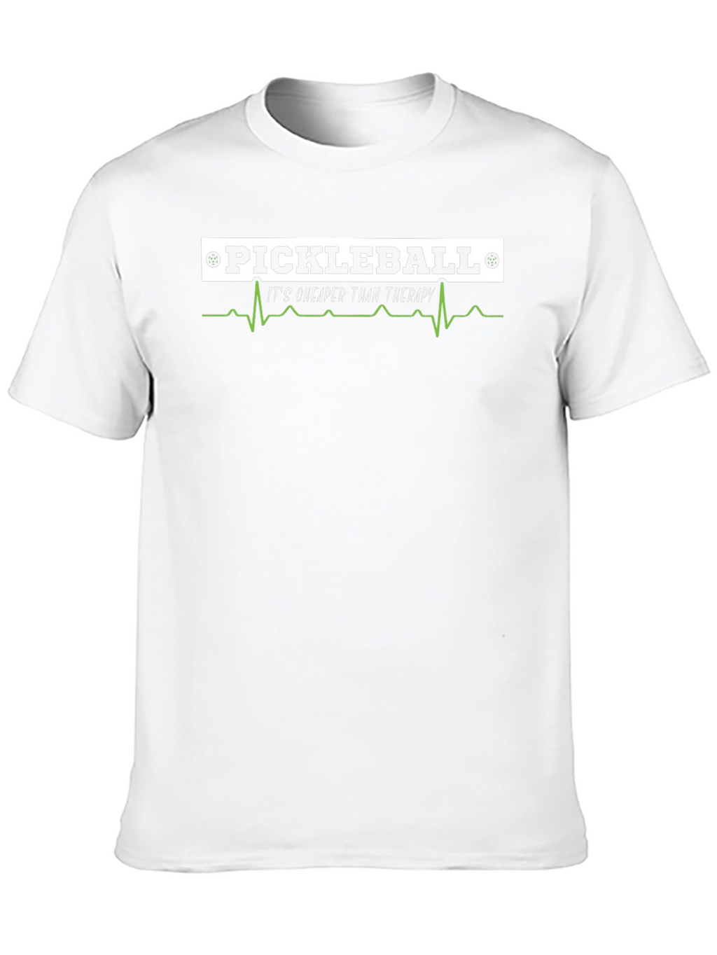 Pickleball Therapy Black T-Shirt