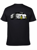 Mustang Car Graphic T-Shirt - Black