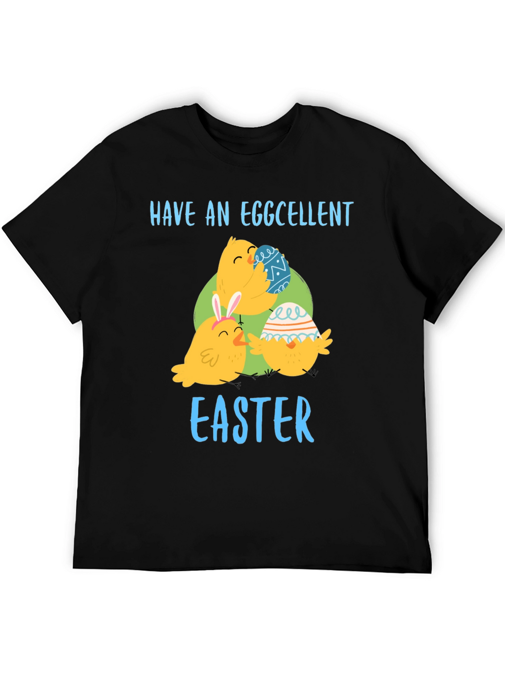 Eggcellent Easter T-Shirt Cute Chick Design