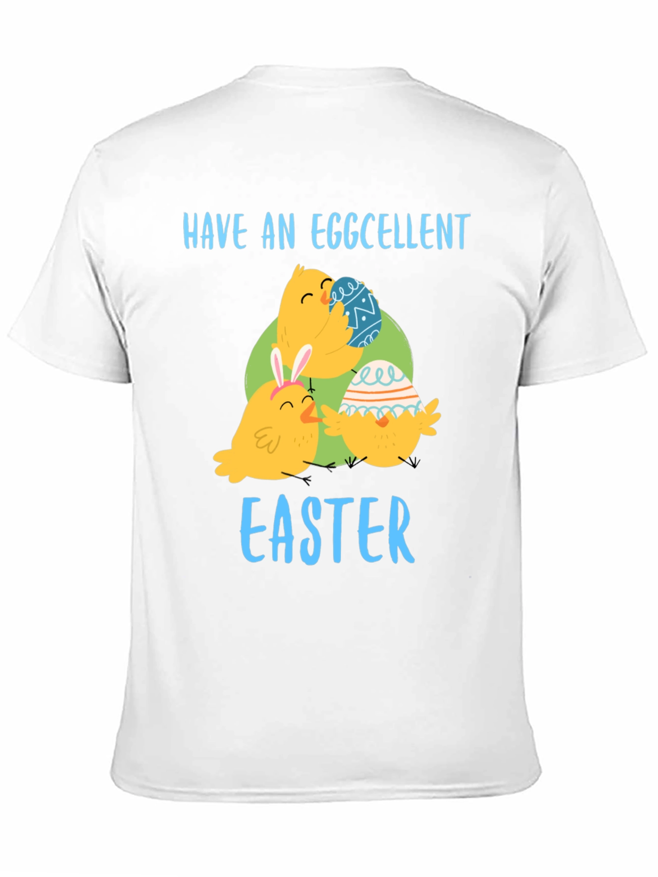 Eggcellent Easter T-Shirt Cute Chick Design