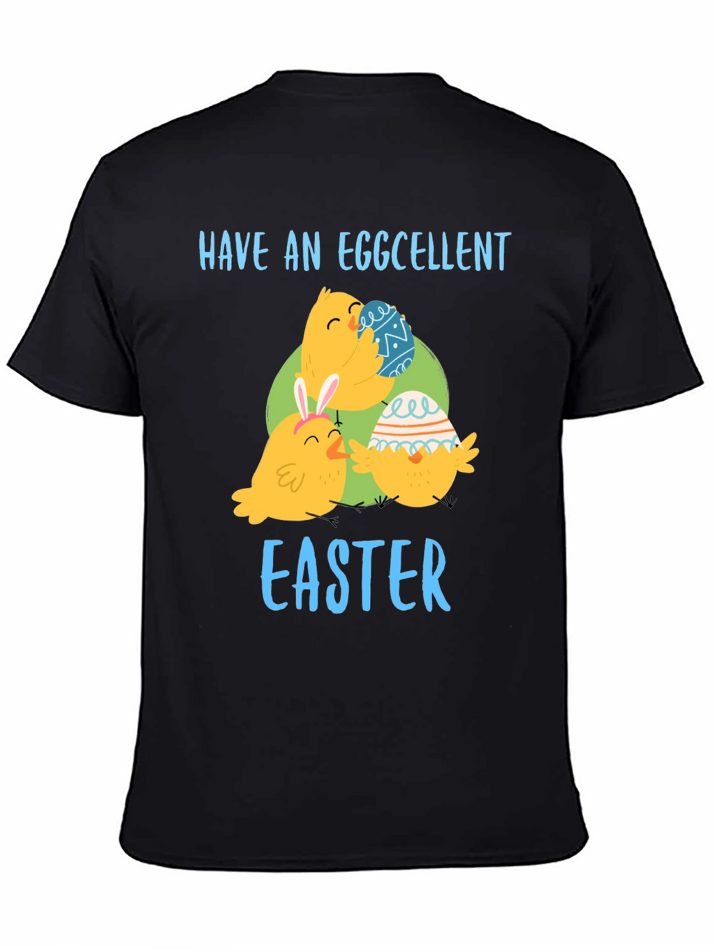 Eggcellent Easter T-Shirt Cute Chick Design
