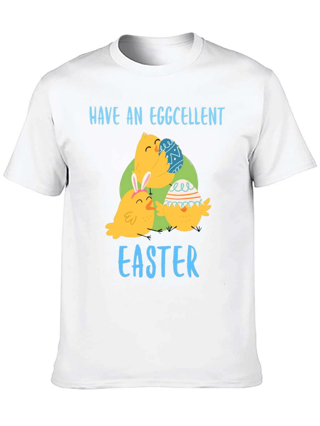 Eggcellent Easter T-Shirt Cute Chick Design