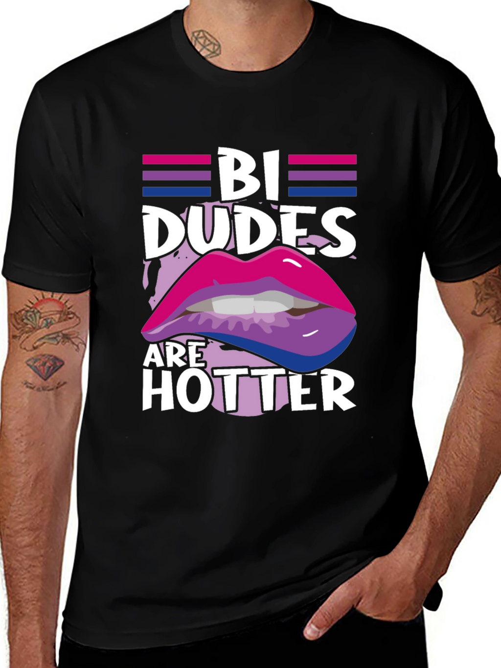 Bi Dudes Are Hotter Graphic T-Shirt