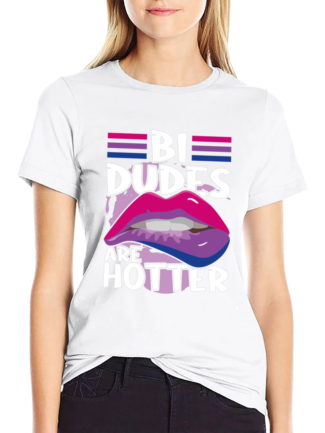 Bi Dudes Are Hotter Graphic T-Shirt