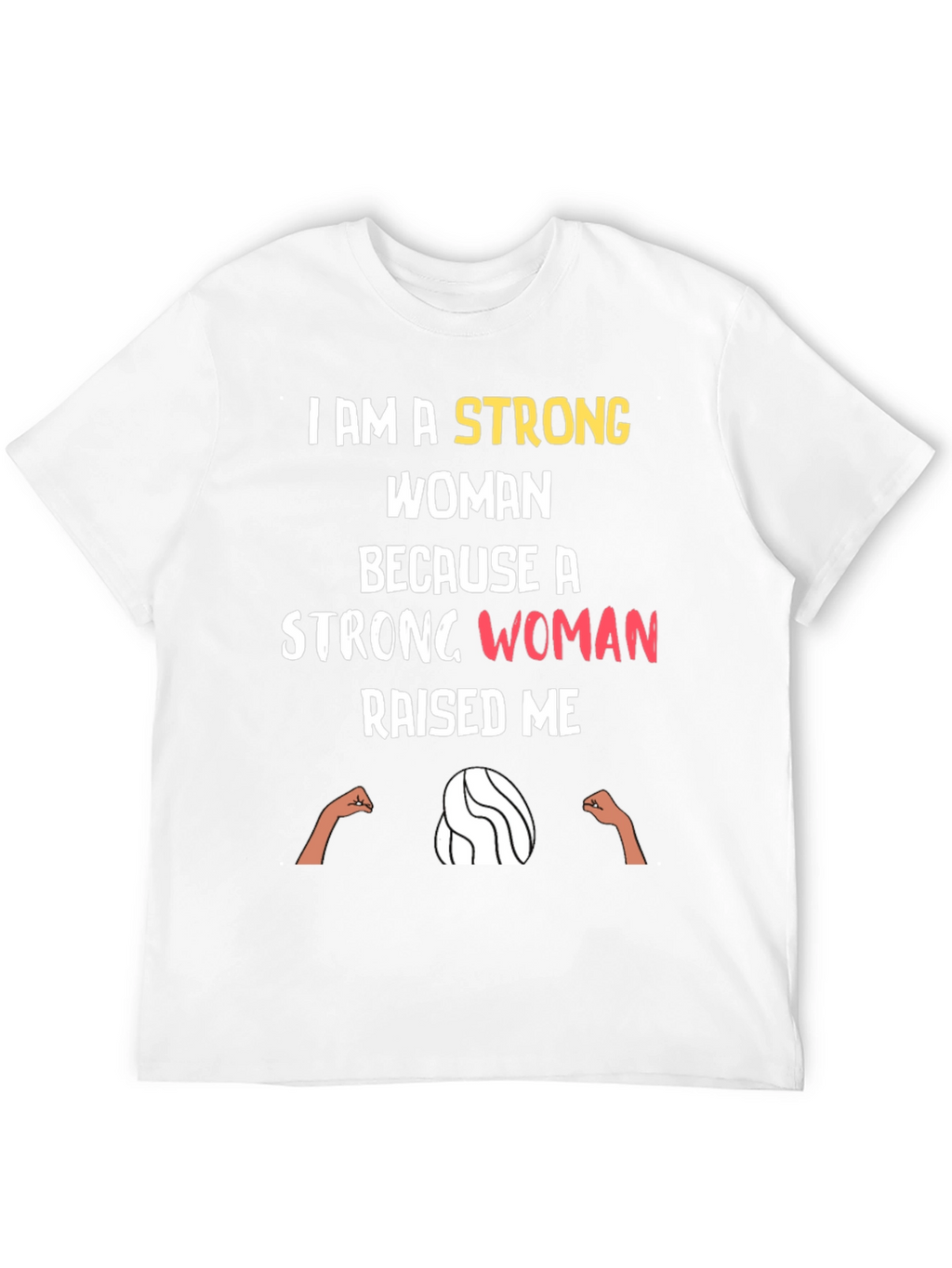 Strong Woman Graphic Tee - Empowering Black T-Shirt
