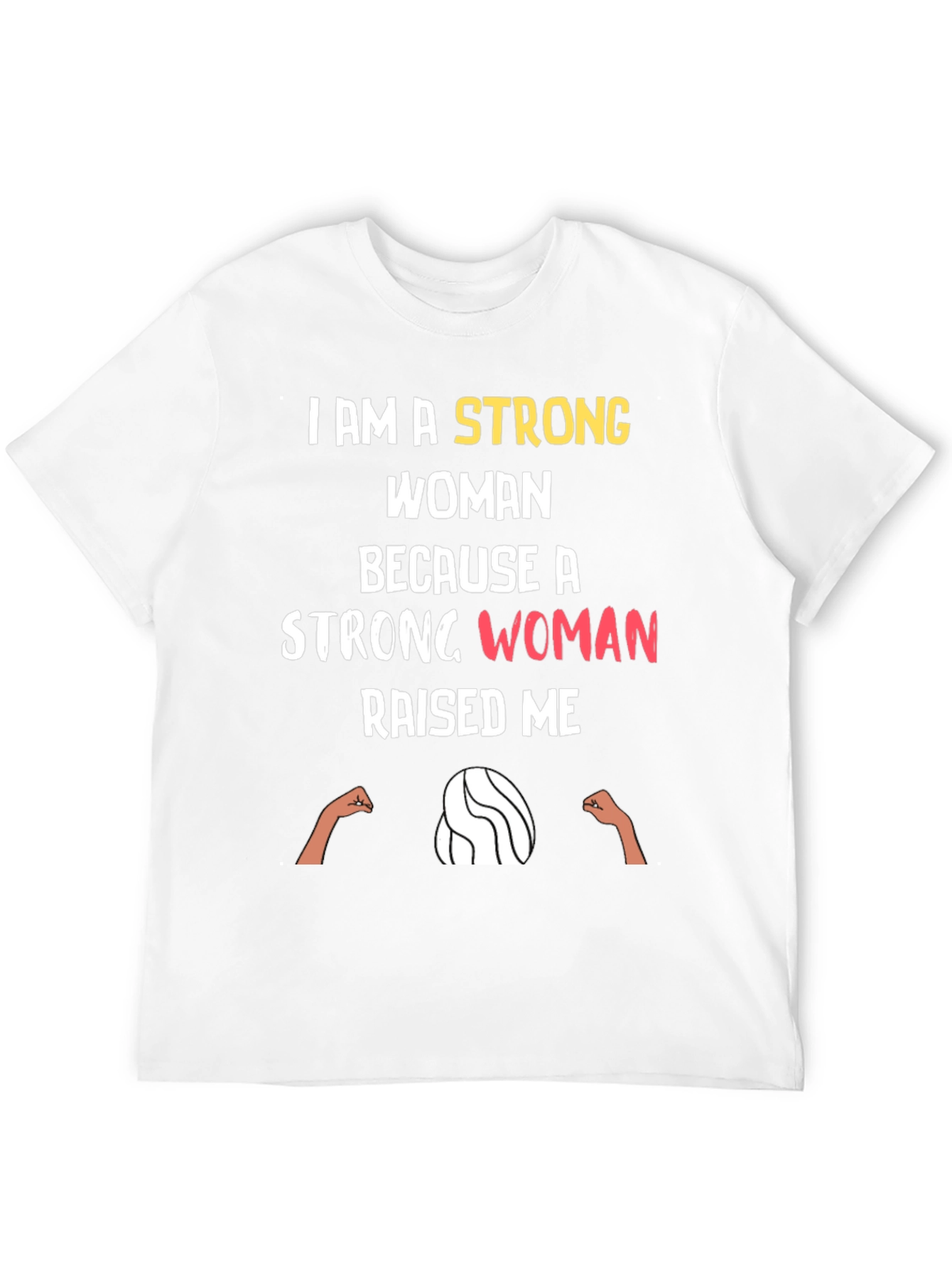Strong Woman Graphic Tee - Empowering Black T-Shirt