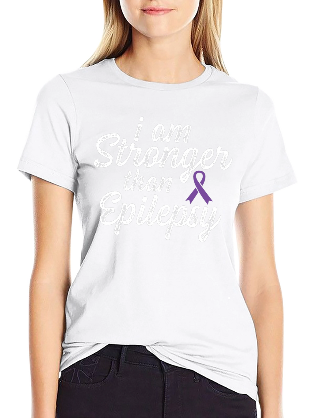 Epilepsy Awareness T-Shirt - I am Stronger