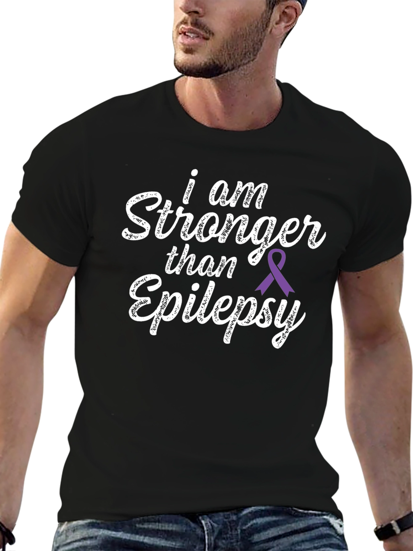 Epilepsy Awareness T-Shirt - I am Stronger