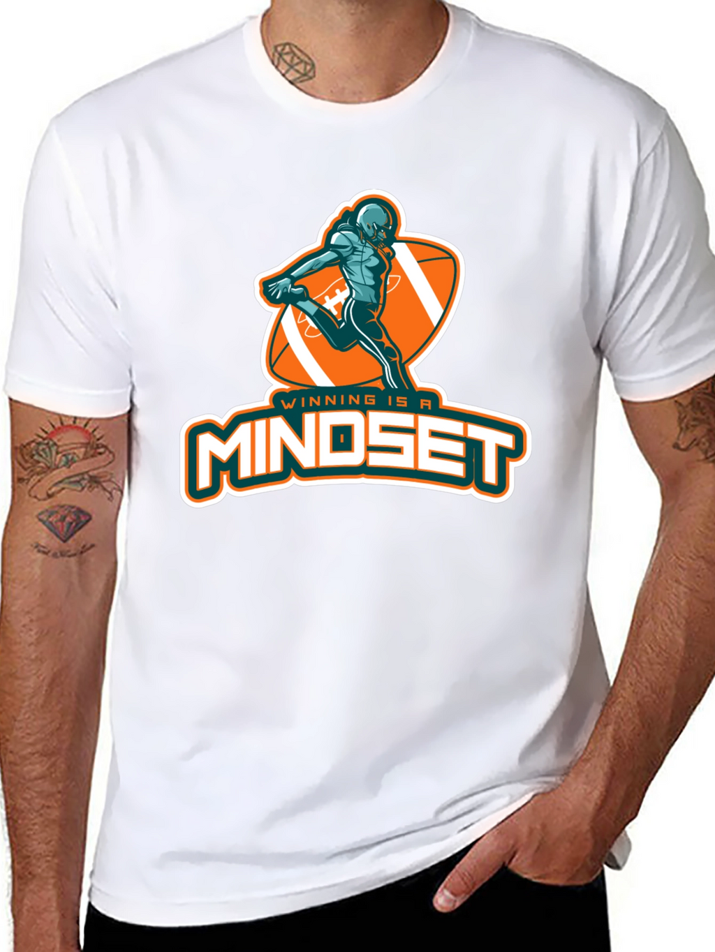 Winning Mindset T-Shirt - Football Graphic Tee