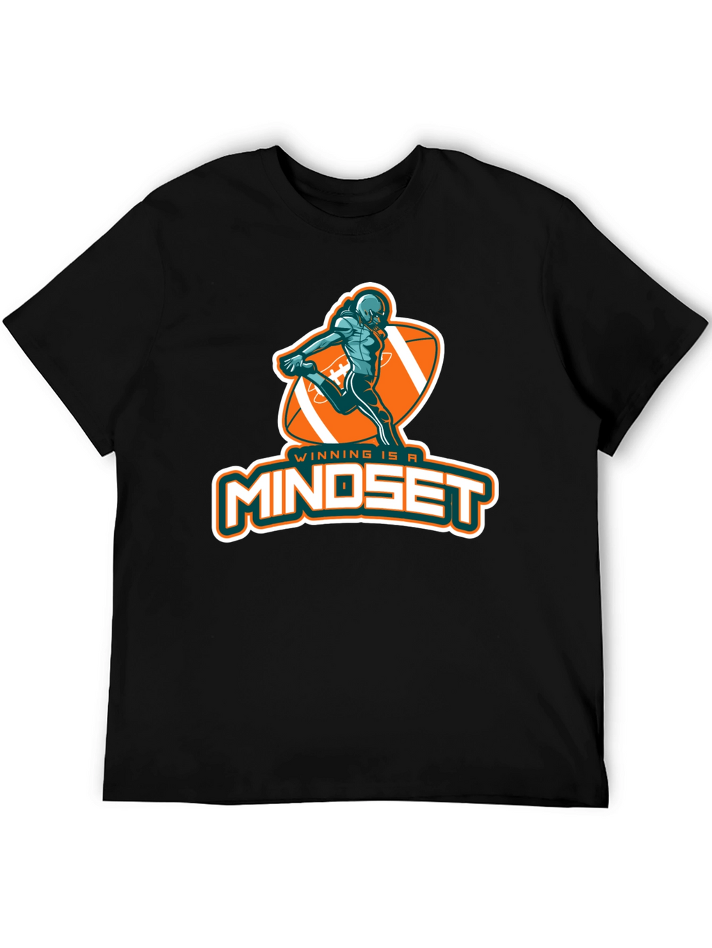 Winning Mindset T-Shirt - Football Graphic Tee