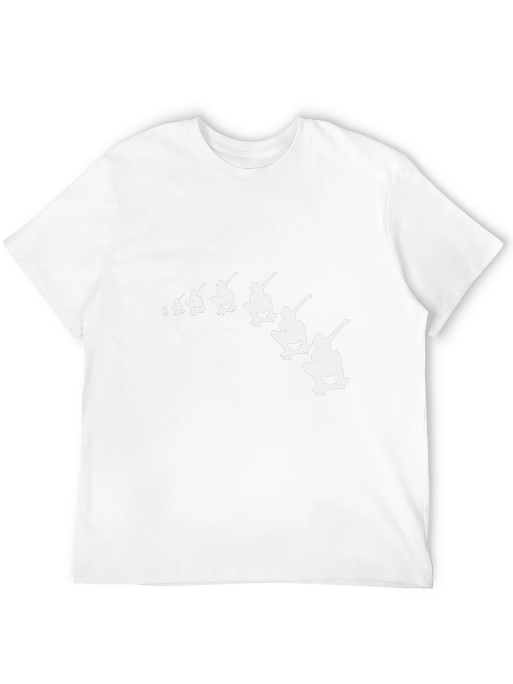 Skateboarder Graphic Tee - Black
