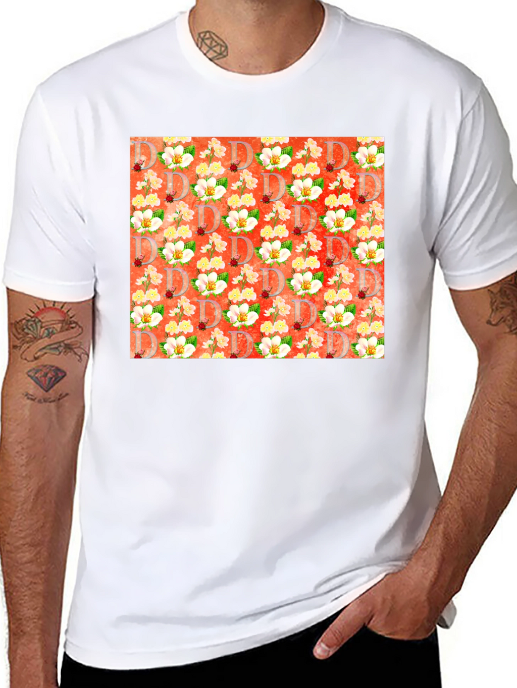 Floral Patterned T-Shirt