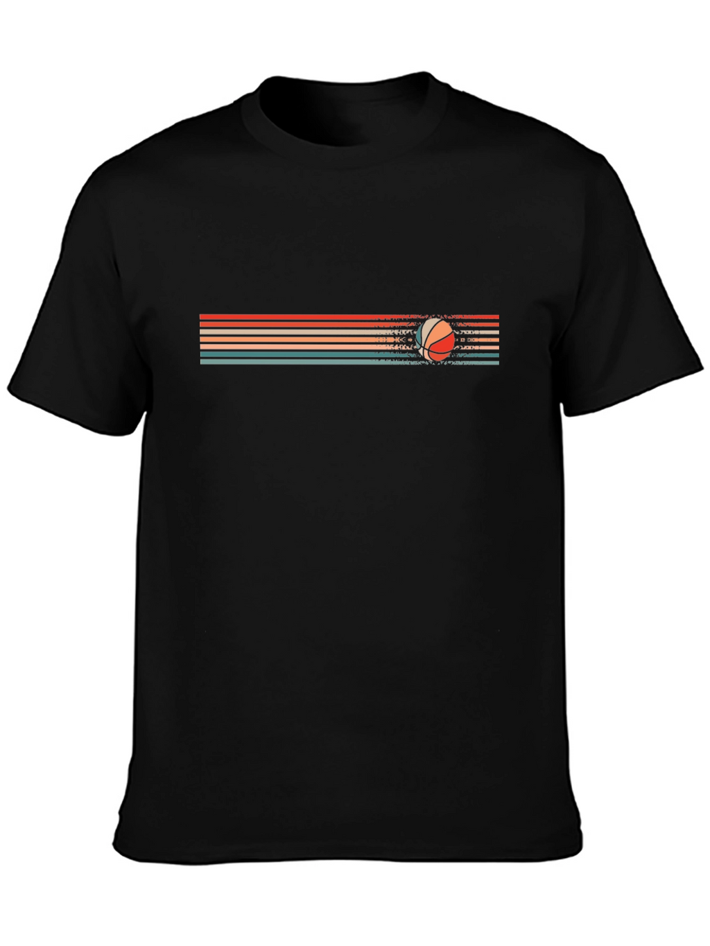 Retro Basketball Graphic T-Shirt