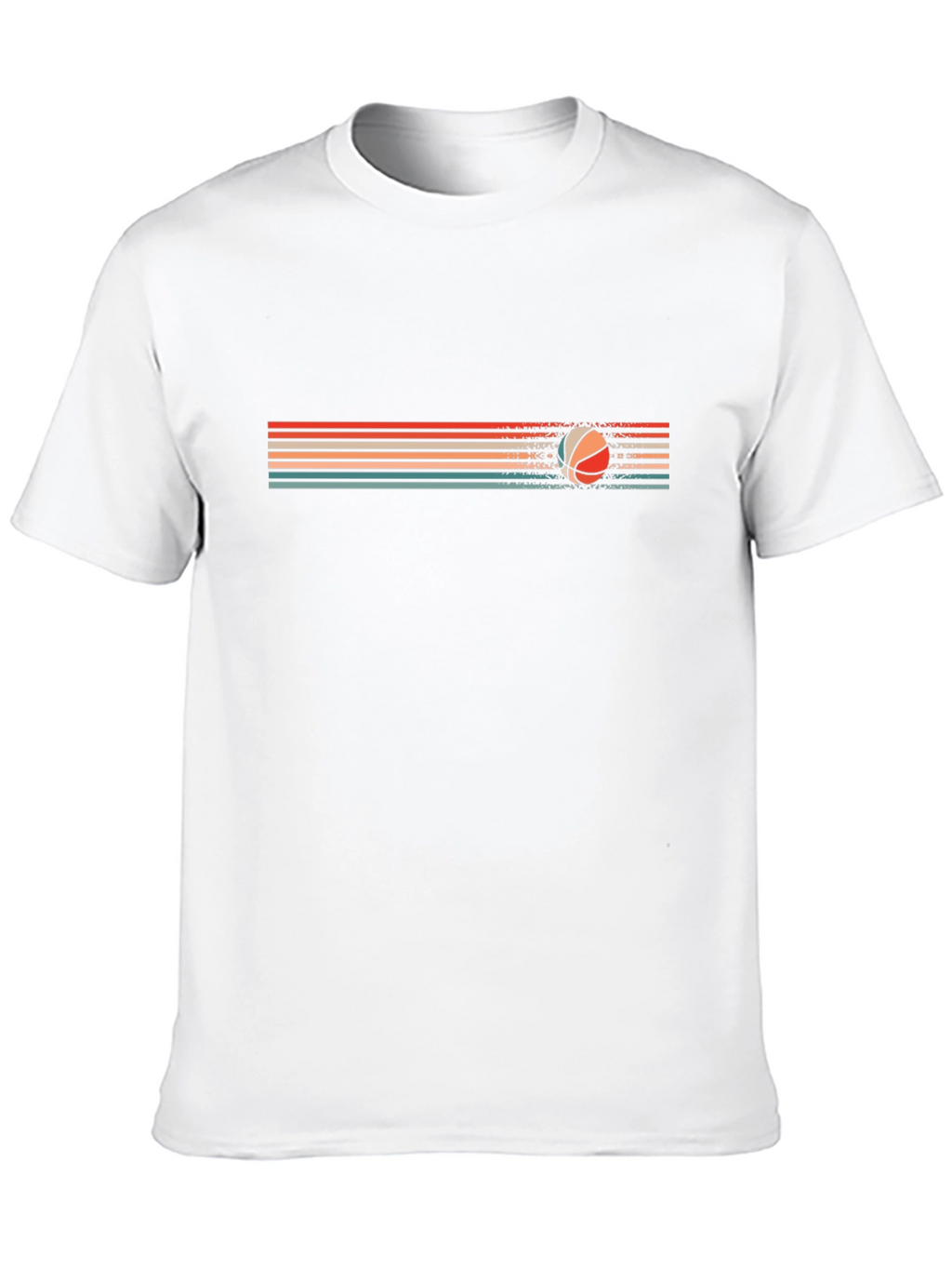 Retro Basketball Graphic T-Shirt