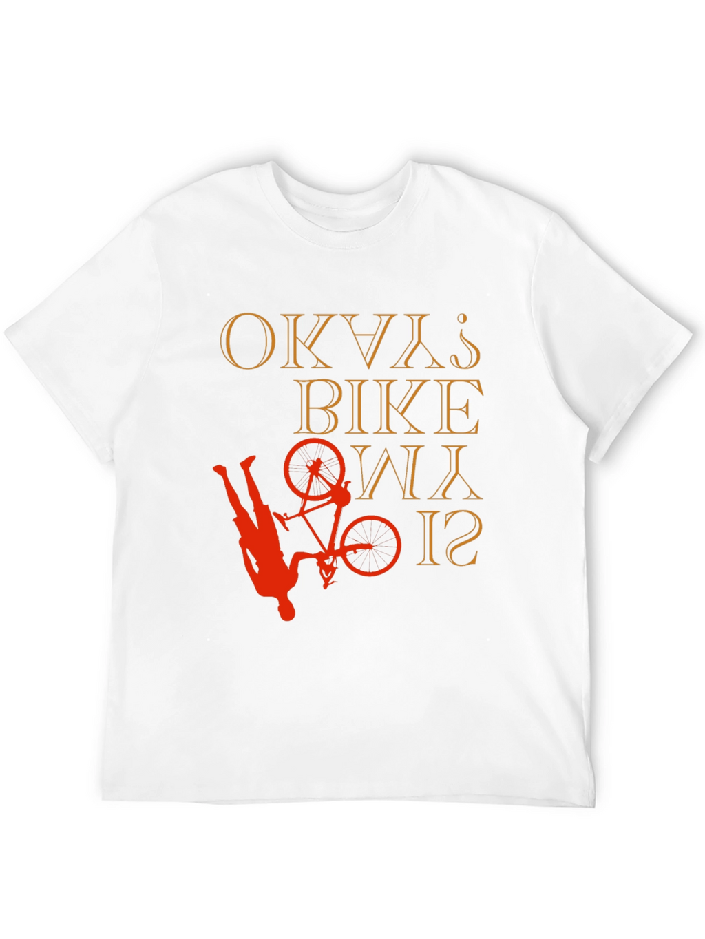 OKAYs Bike Ride T-Shirt - Trendy Graphic Tee