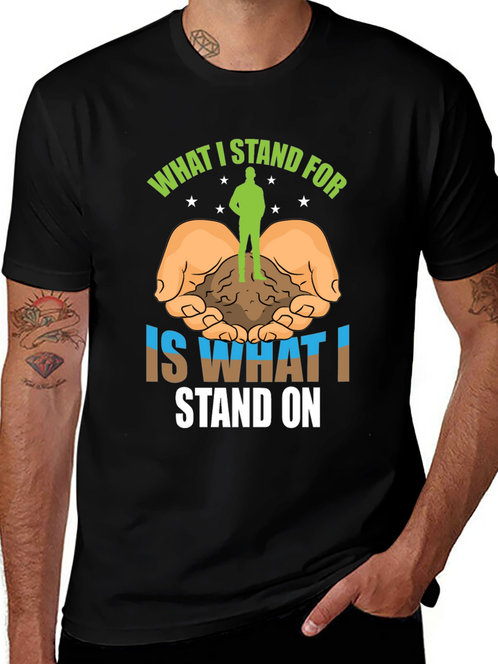 Stand For T-Shirt: Nature Earth and Values