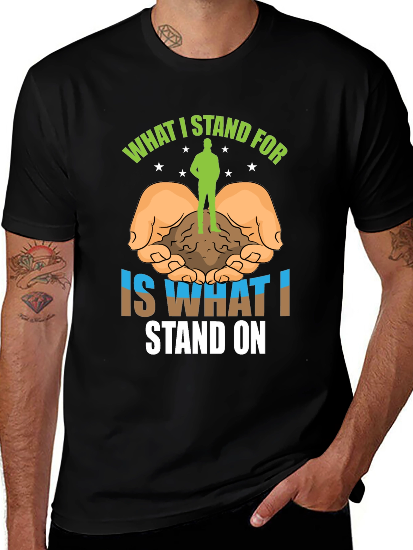 Stand For T-Shirt: Nature Earth and Values