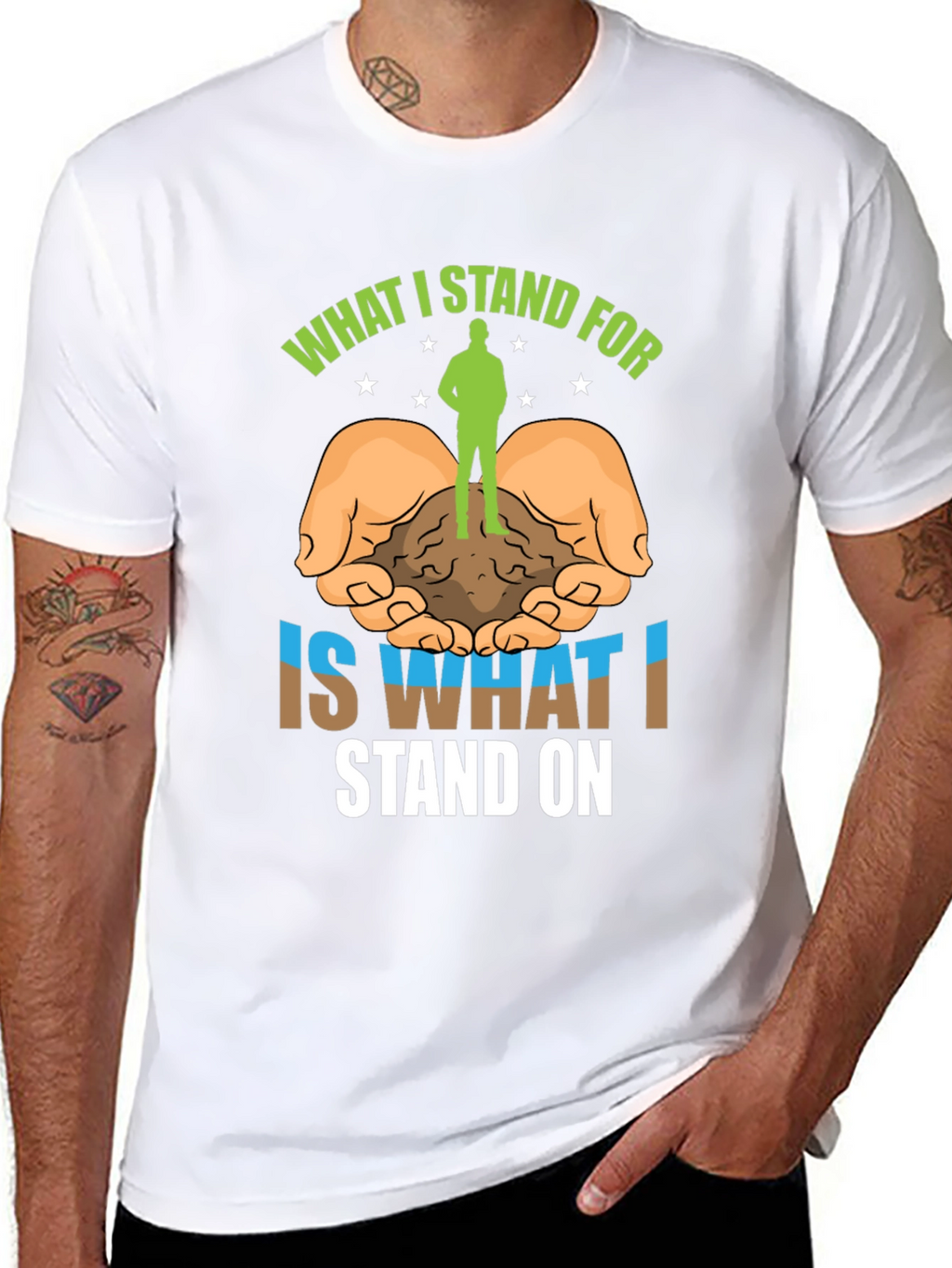 Stand For T-Shirt: Nature Earth and Values