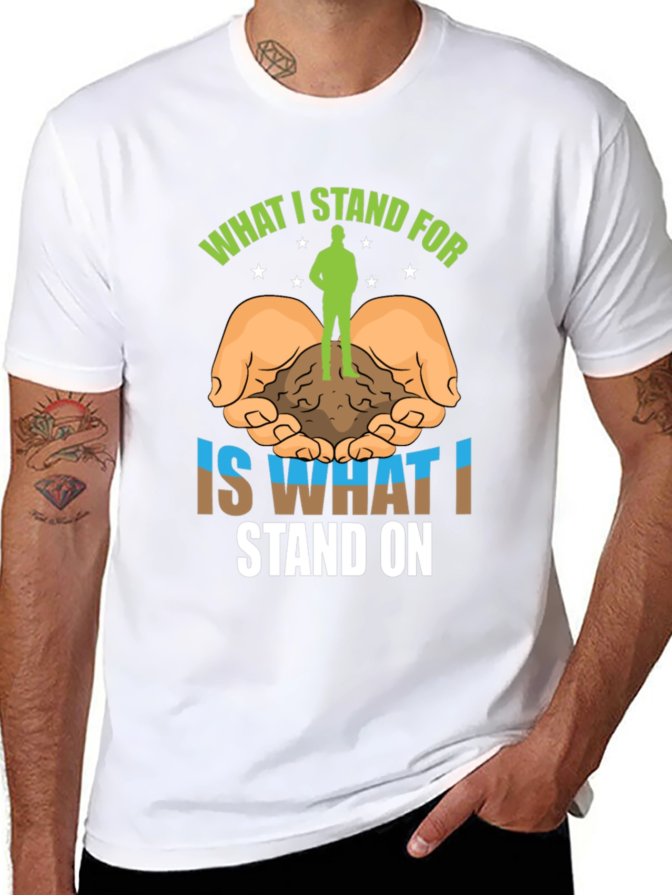 Stand For T-Shirt: Nature Earth and Values