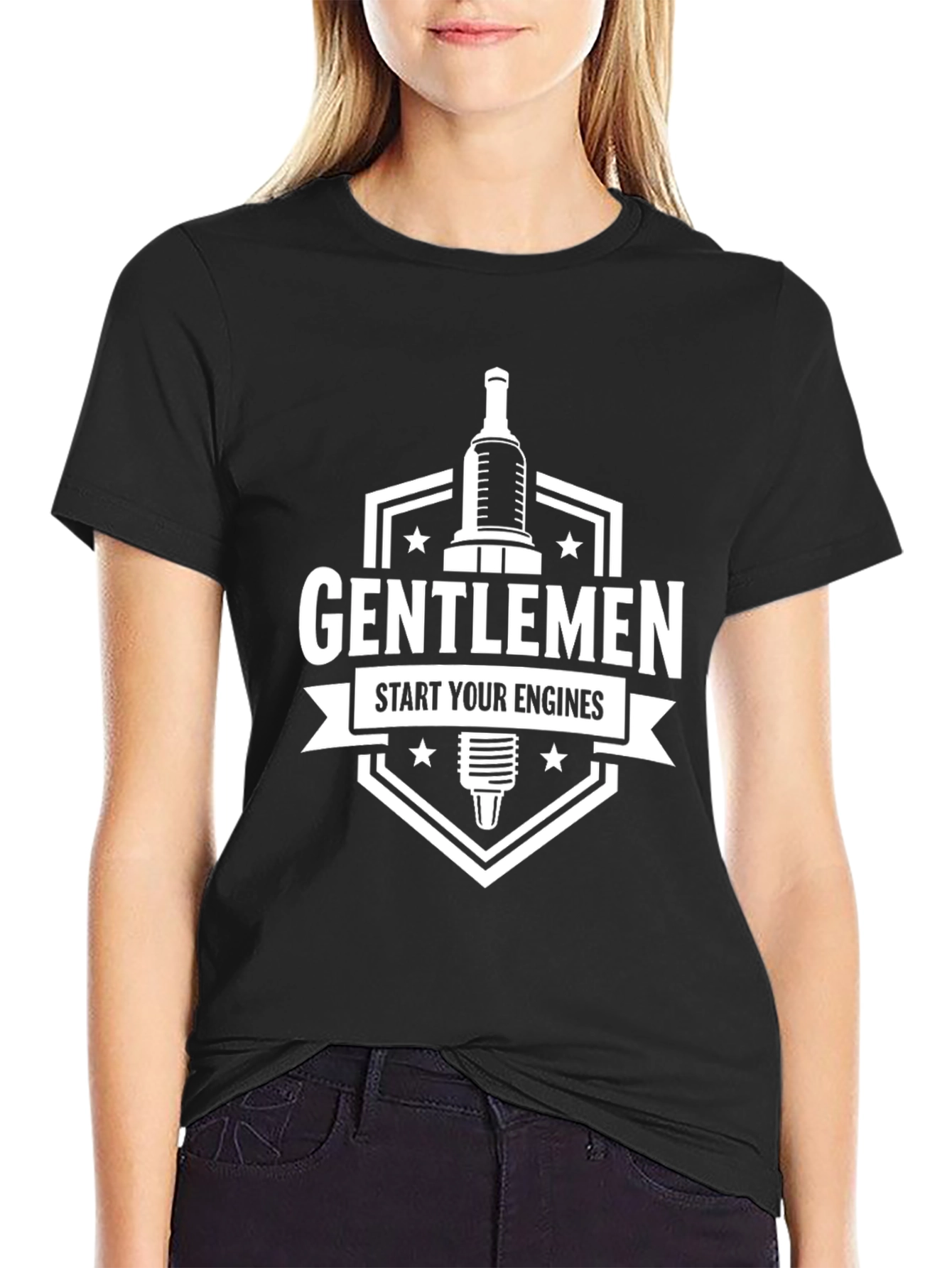 Gentlemen Start Your Engines Graphic T-Shirt