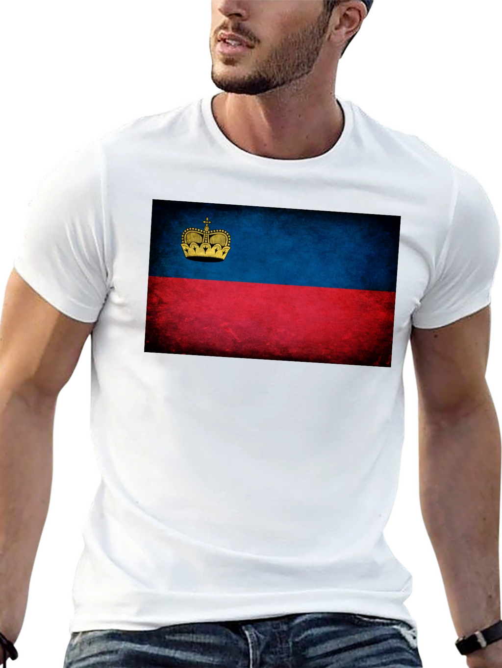Liechtenstein Flag T-Shirt - Classic Design