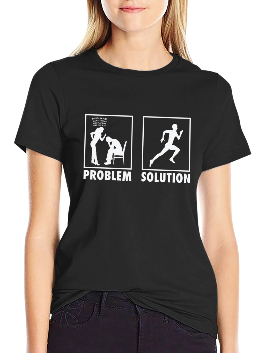 Problem Solution T-Shirt: Running Humor
