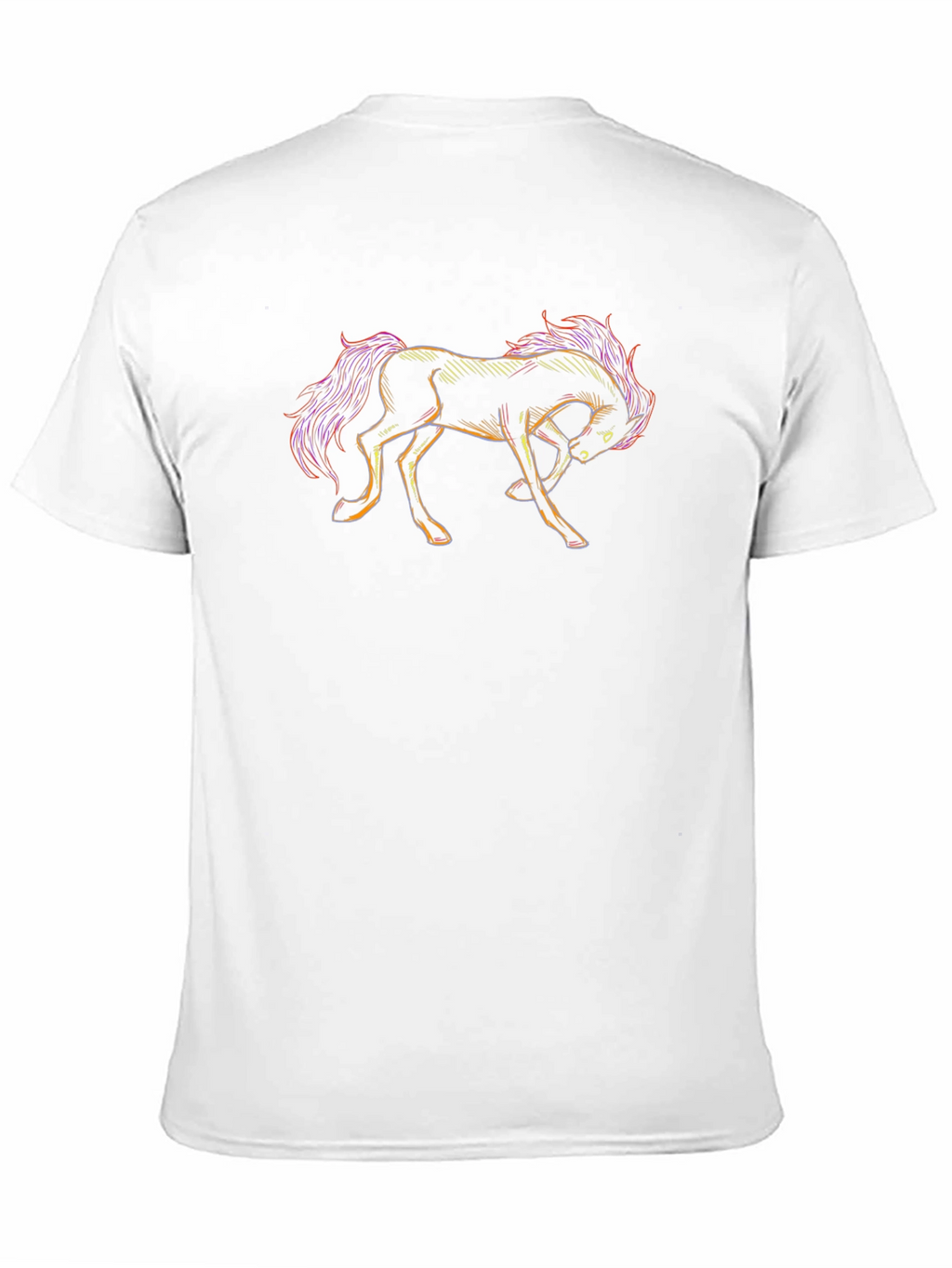 Horse Graphic T-Shirt - Black