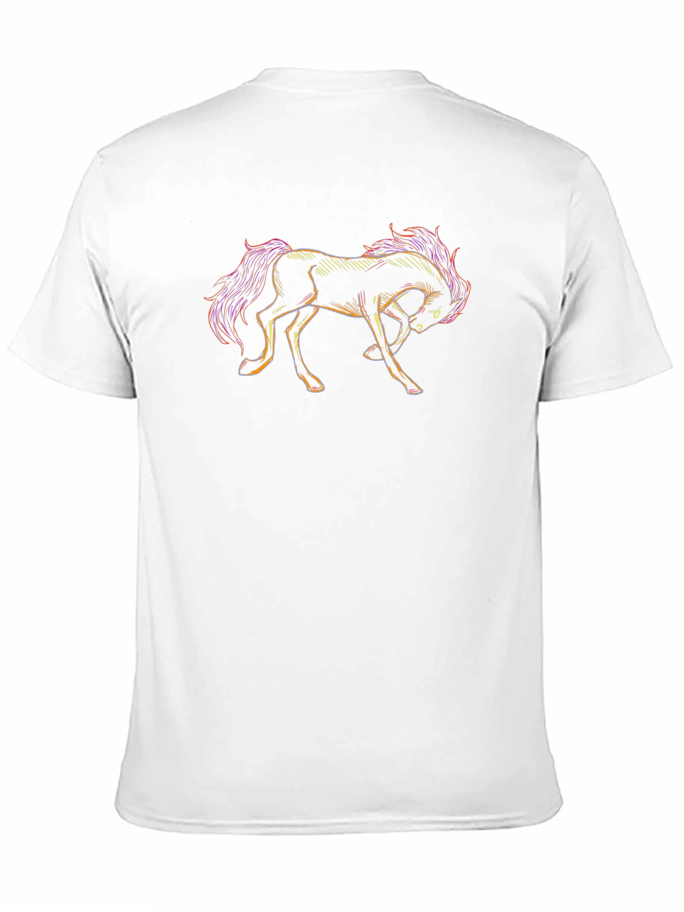 Horse Graphic T-Shirt - Black