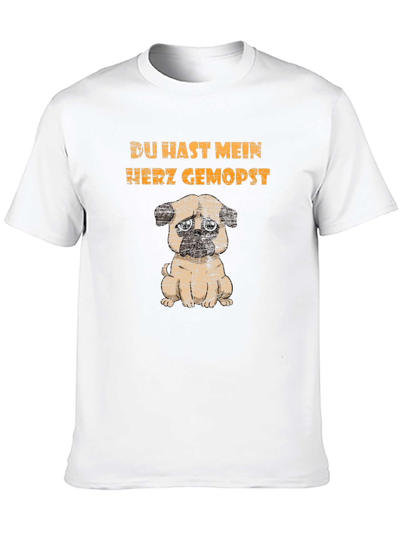 Du Hast Mein Herz Gemopst Pug Graphic Tee