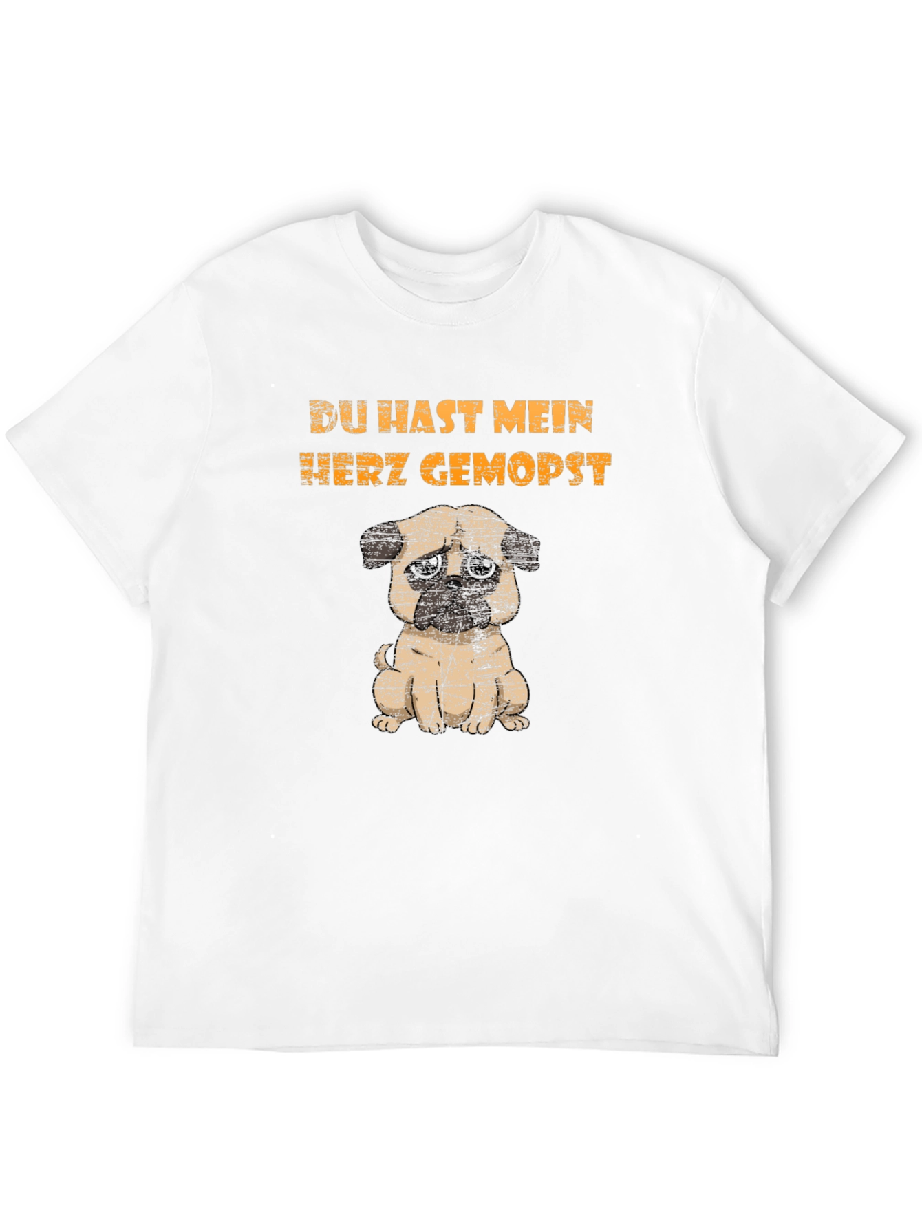 Du Hast Mein Herz Gemopst Pug Graphic Tee