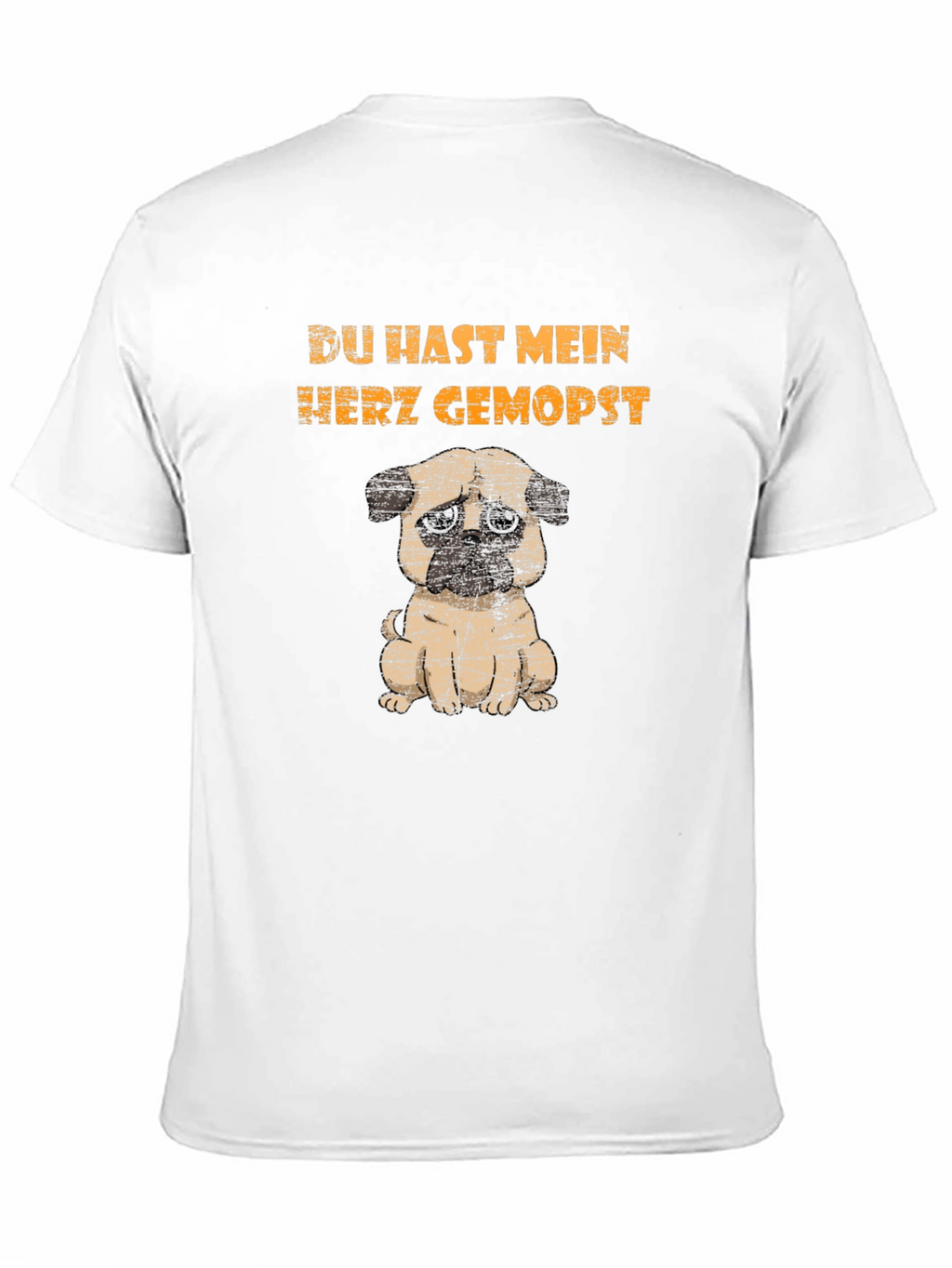 Du Hast Mein Herz Gemopst Pug Graphic Tee