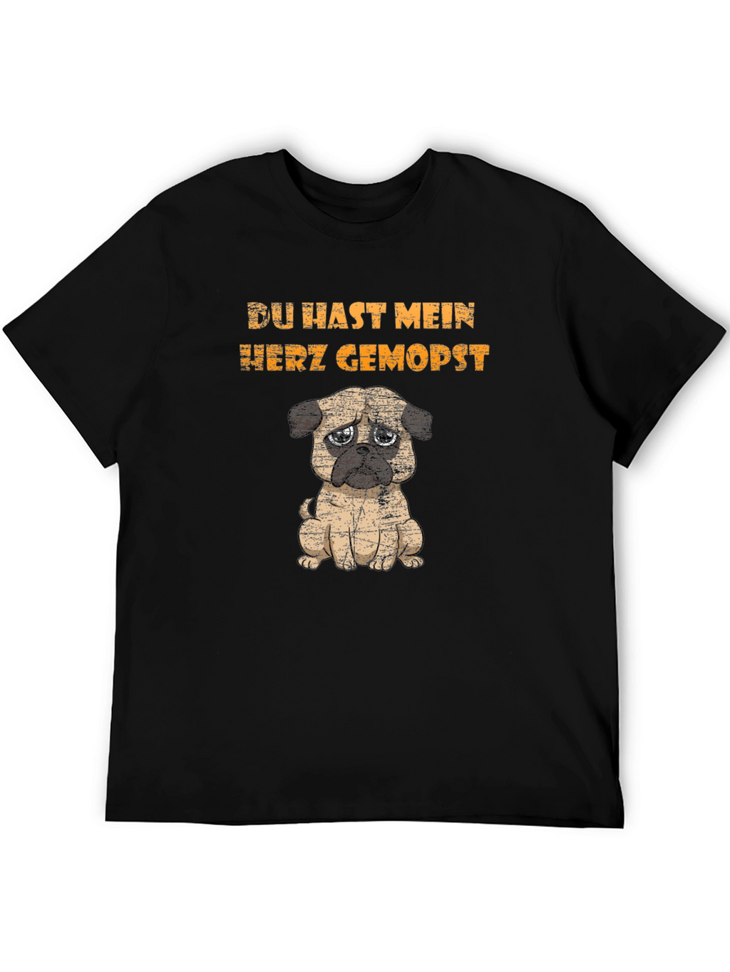Du Hast Mein Herz Gemopst Pug Graphic Tee