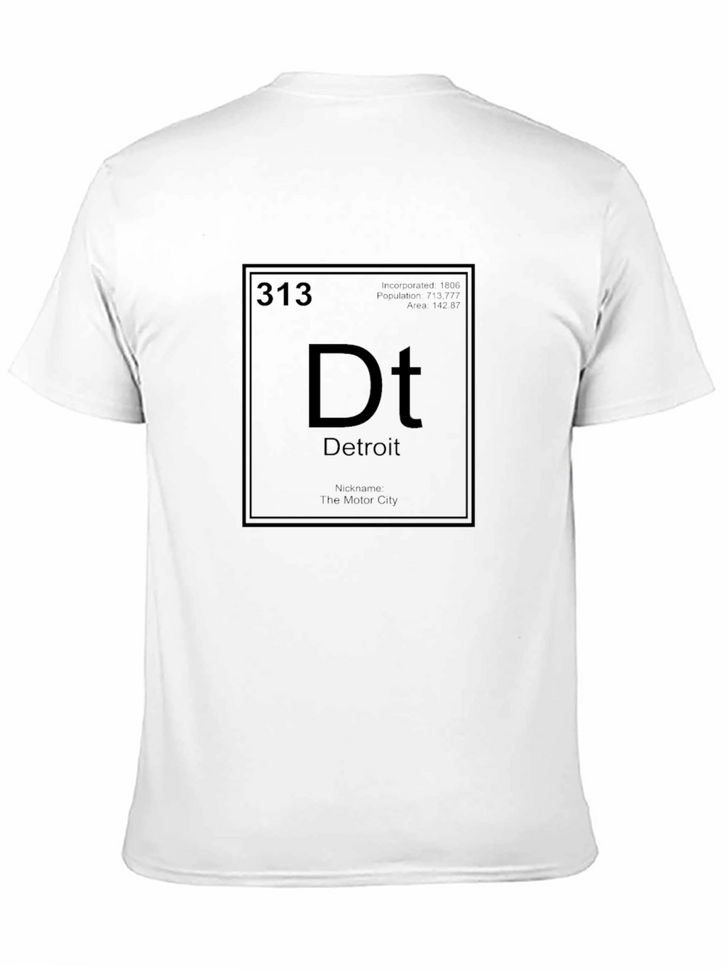 Detroit Periodic Table T-Shirt