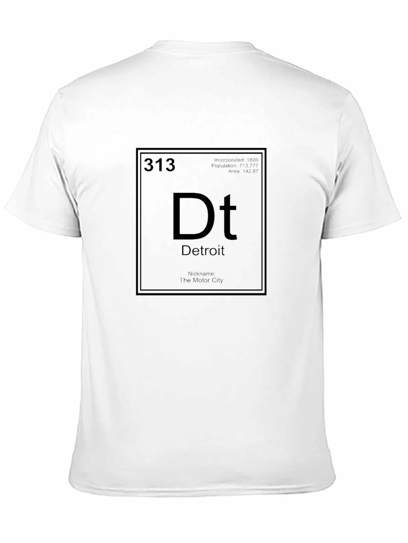 Detroit Periodic Table T-Shirt