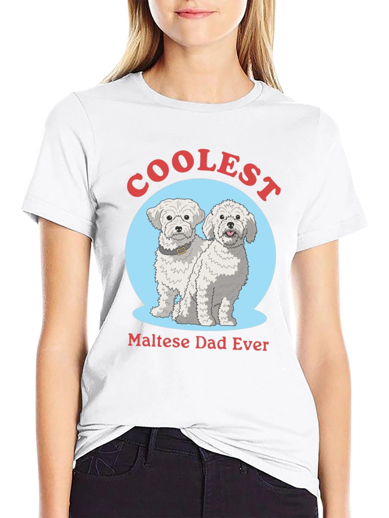 Coolest Maltese Dad Ever T-Shirt