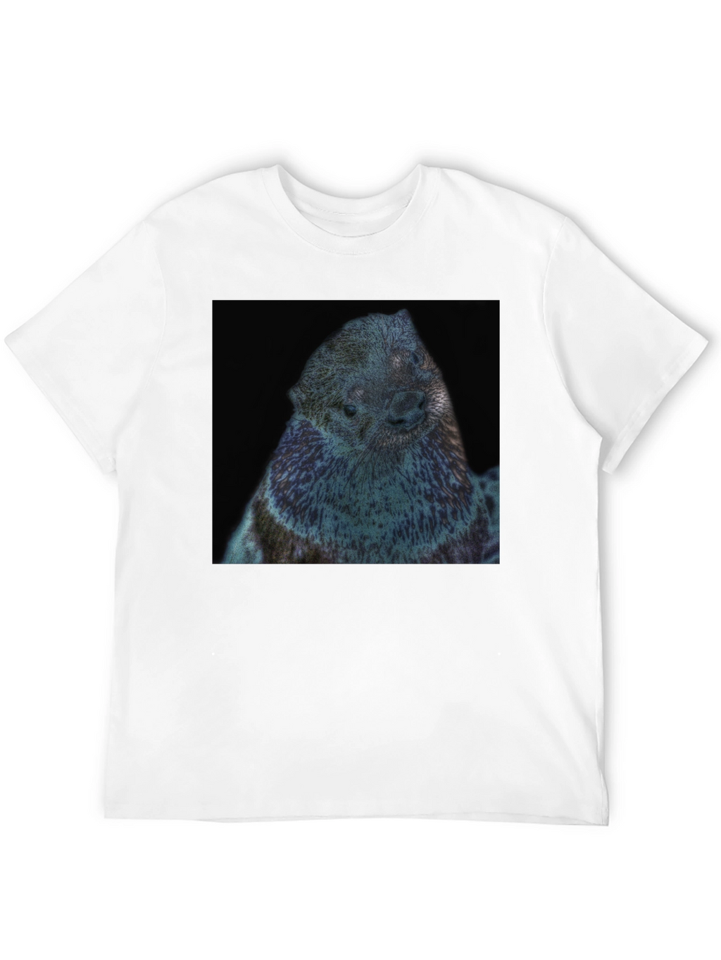 Otter Graphic Black T-Shirt