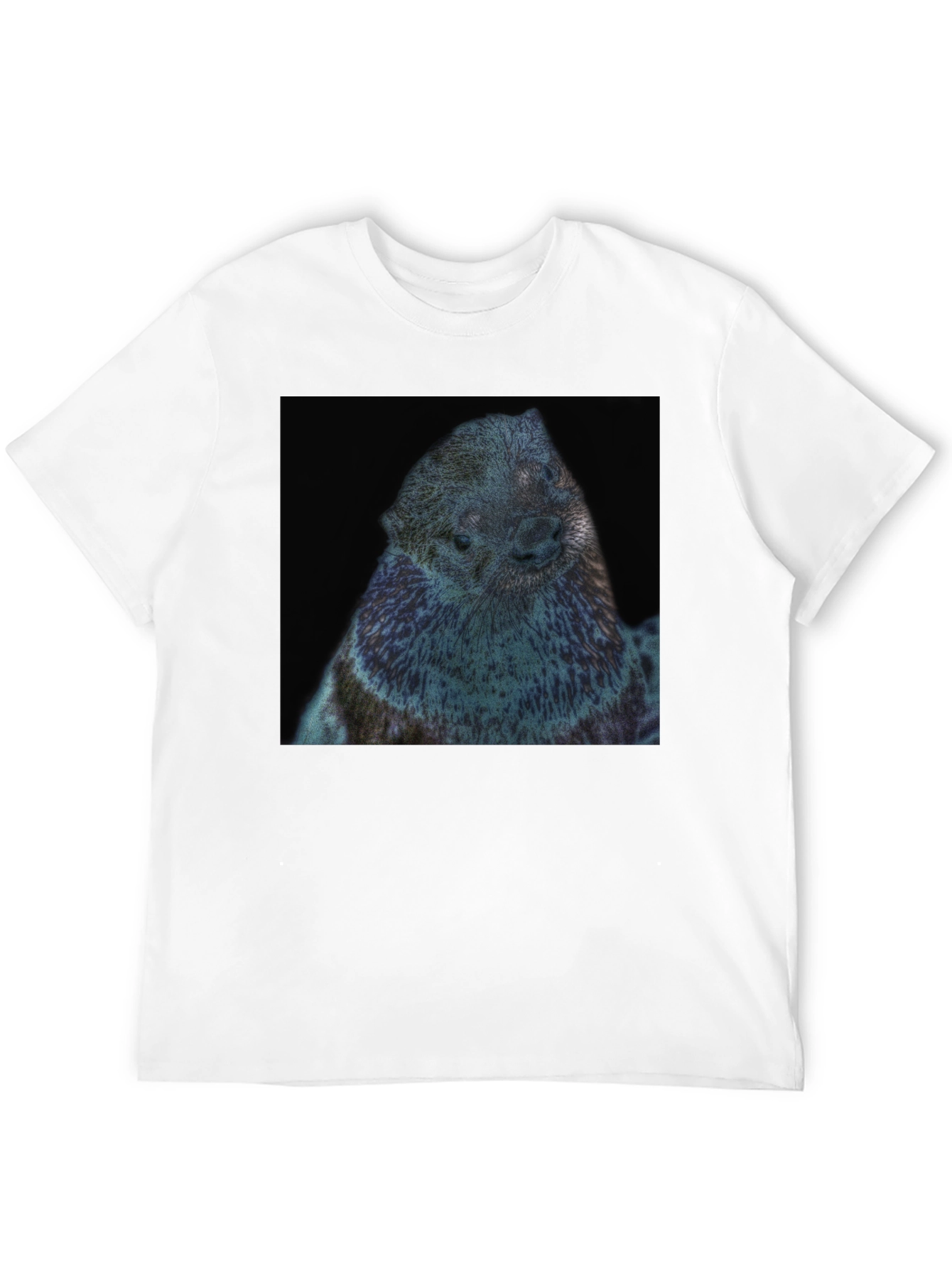 Otter Graphic Black T-Shirt