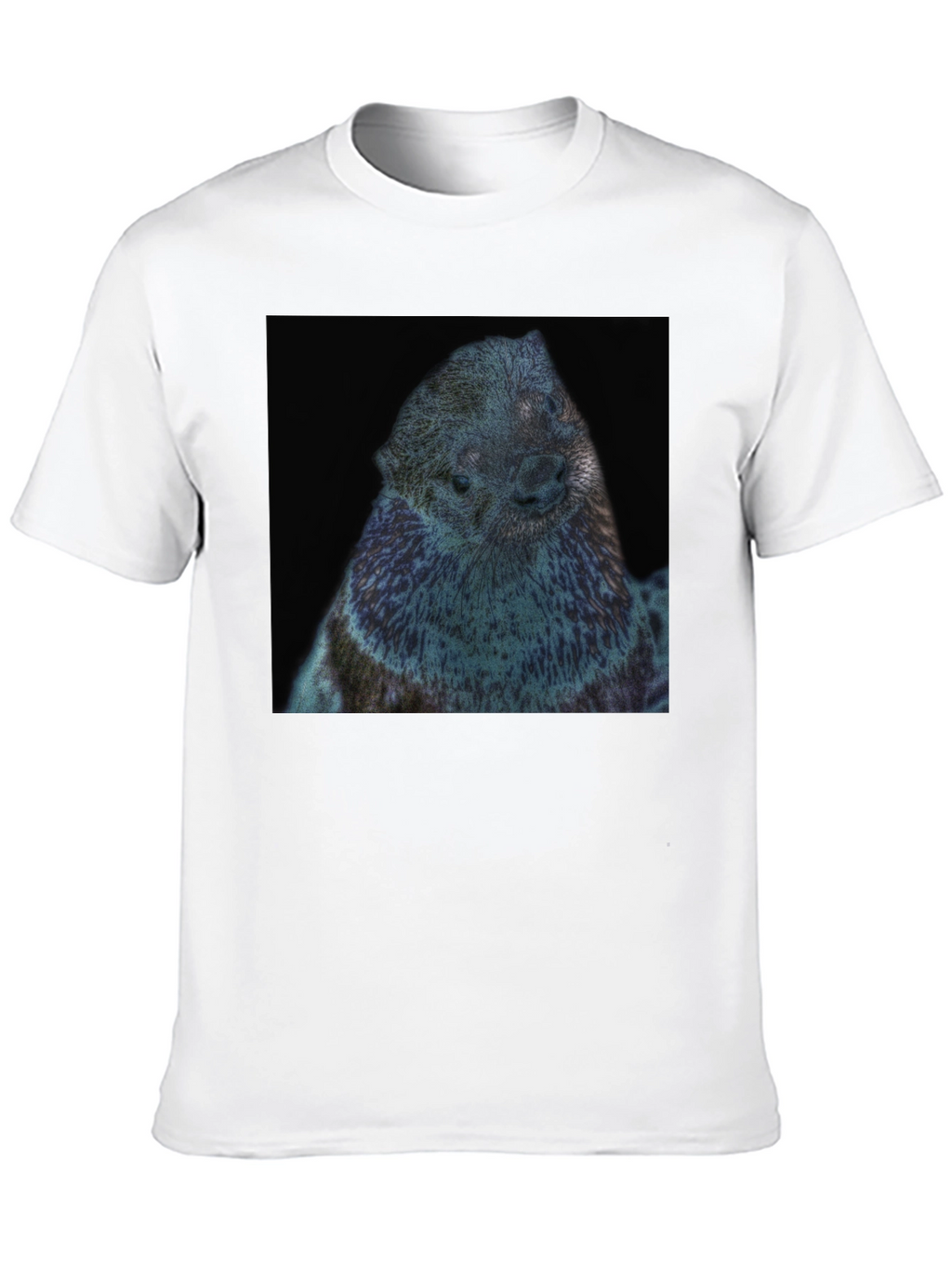 Otter Graphic Black T-Shirt