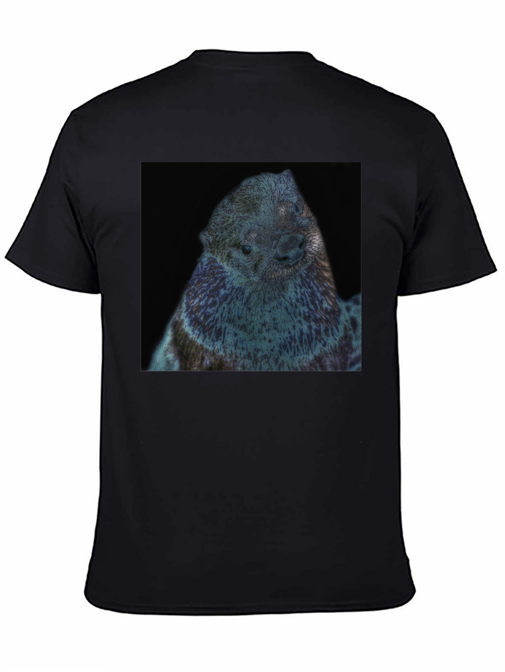 Otter Graphic Black T-Shirt