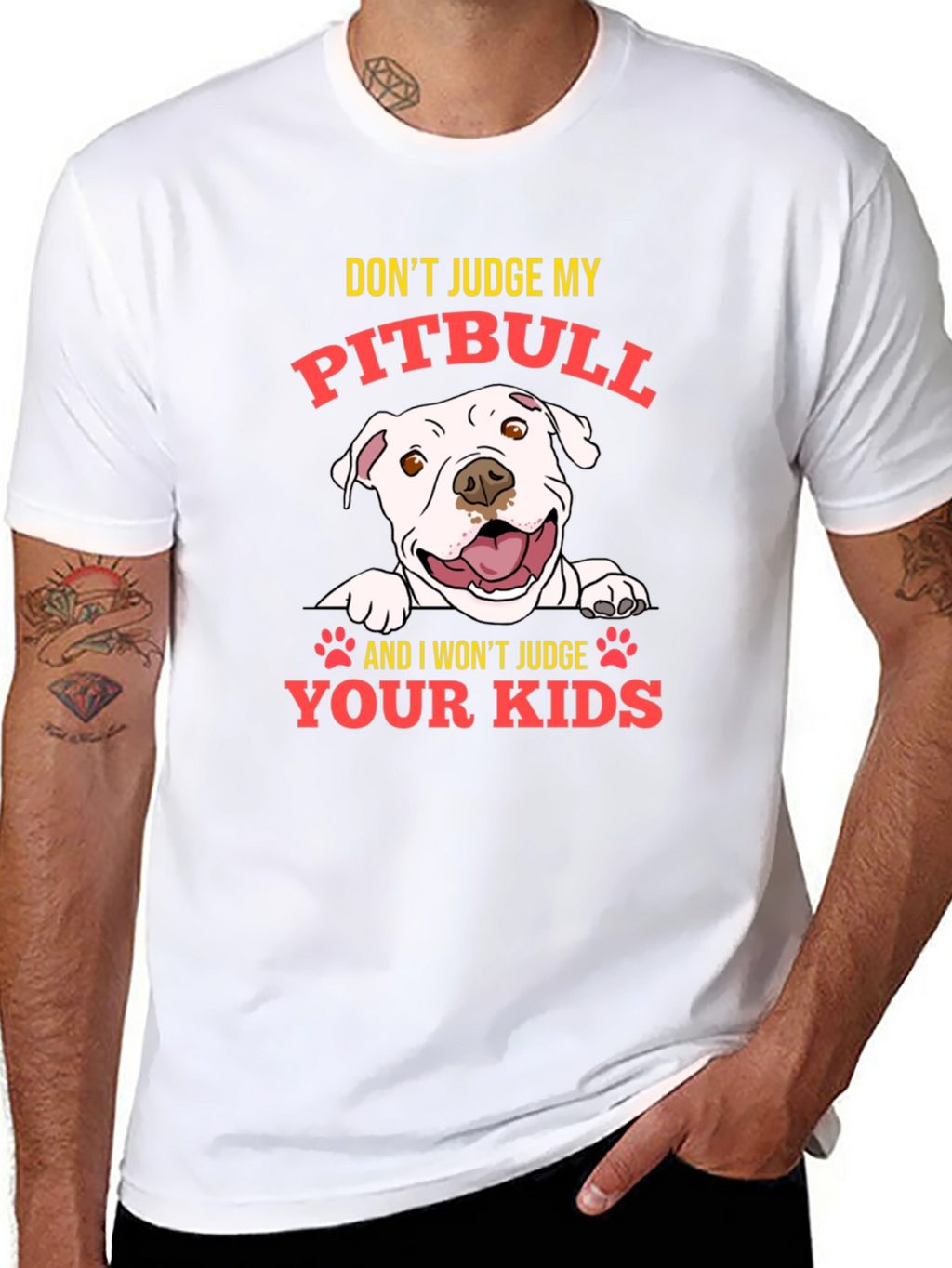 Pitbull Lover Graphic T-Shirt