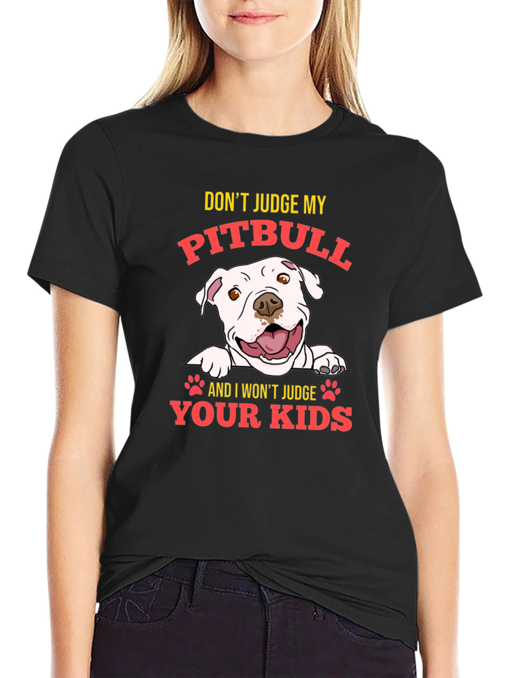 Pitbull Lover Graphic T-Shirt