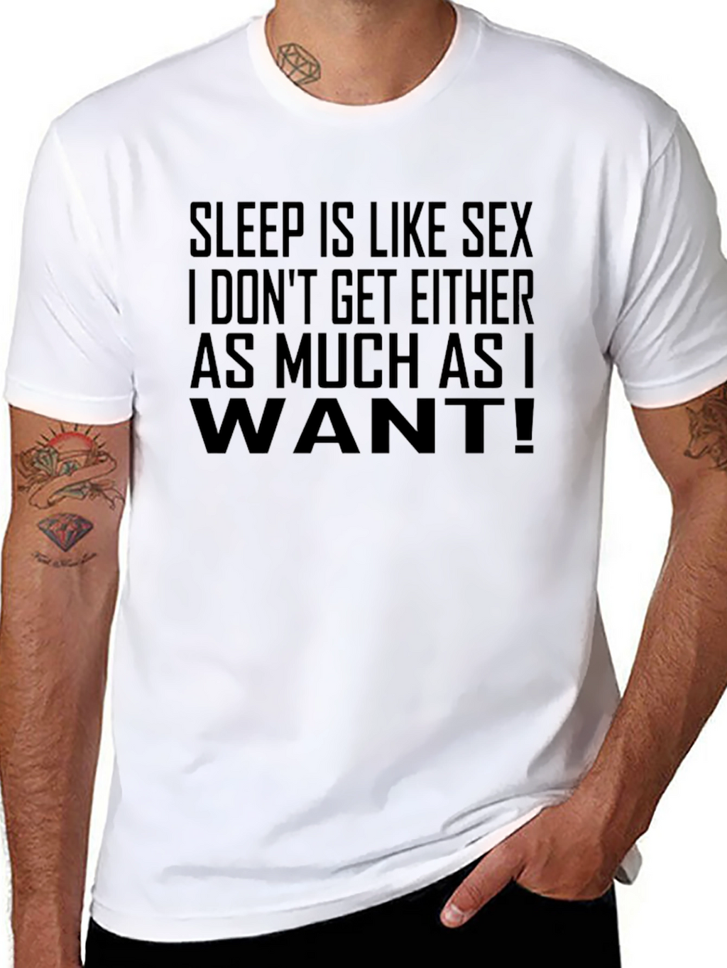 Sleep is Like Sex T-Shirt - Funny Slogan Tee